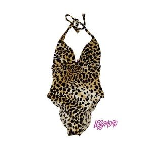 Leggiadro 1 Piece Printed Plunge